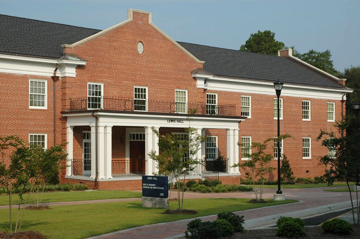 Lewis Hall was originally dormitory in the 1950's. The building was turned into the office of the Vice President of Admissions in 1988 and has undergone three separate renovations.