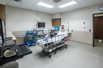 procedure room in Augusta Endoscopy Center 