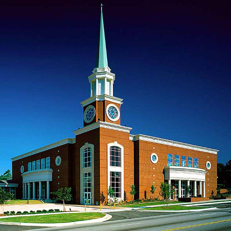 First Baptist Church of North Augusta traditionally designed sanctuary 
